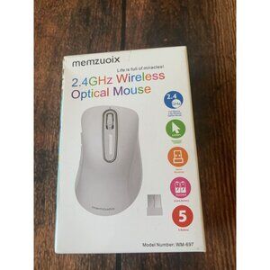 Memzuoix 2.4GHz Wireless Optical Mouse With USB Receiver